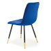 HALMAR Židle MUSTARD K438 modrá