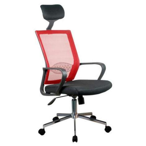 Kancelářská židle OCF-9, červená Akord