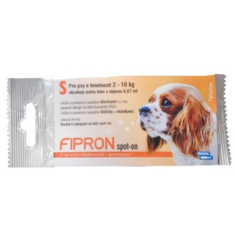 FIPRON 67mg k nakapání na kůži-spot-on pro psy S Bioveta
