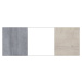 Meblar Regál SIGMA SI6 L/P Barva: beton/bílá/dub