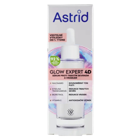 Astrid Sérum proti tmavým skvrnám a vráskám Glow Expert 4D 30 ml