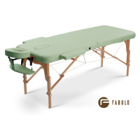 Fabulo, USA Dřevěný masážní stůl Fabulo UNO Set (186x71cm, 9 barev) Barva: bledě zelená