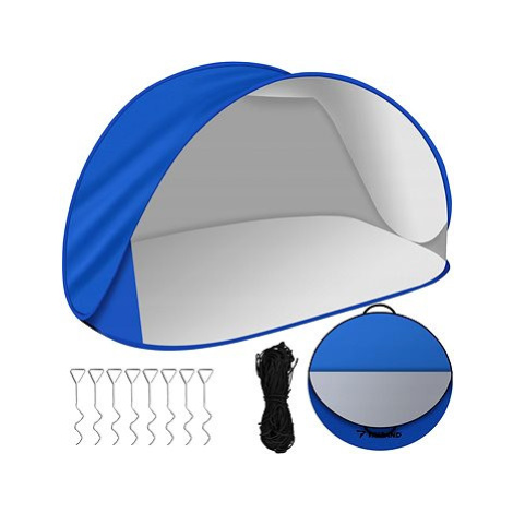 Trizand 23862 Stan plážový, samorozkládací, 220 × 120 × 100 cm, modrý
