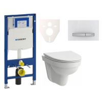 Cenově zvýhodněný závěsný WC set Geberit do lehkých stěn / předstěnová montáž+ WC Laufen Laufen 