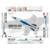 Model Kit letadlo 12564 - USN F / A-18C 