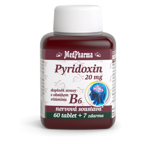 MedPharma Pyridoxin (vitamin B6) 20mg tbl.67