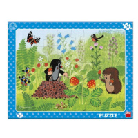 Puzzle Krtek a jahody 40 dílků deskové DINO