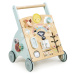 Dřevěné chodítko 4 roční období Sunshine Baby Activity Walker Tender Leaf Toys s předpovědí poča