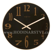 Designové nástěnné hodiny 2472zw Nextime Smoke Mirror 43cm