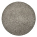 Koberec color shaggy - šedá - kruh - kruh průměr 100cm
