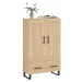 vidaXL Skříň highboard dub sonoma 69,5 x 31 x 115 cm kompozitní dřevo