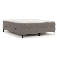 Hnědá boxspring postel s úložným prostorem 180x200 cm Malte – Maison de Rêve