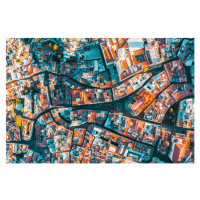 Fotografie Aerial view on the colorful old, Marco Bottigelli, 40 × 26.7 cm