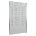 EICHNER Plánovací tabule Orga-Easy, výška 900 mm, pro DIN A5 ve formátu na výšku, šířka 535 mm, 