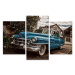 MyBestHome BOX Vícedílné plátno Modrý Cadillac Eldorado Z Roku 1953 Varianta: 60x90