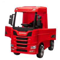 Elektrický kamión Scania 500R 4x45W 2x12V 7AH červená metalíza