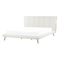 BELIANI postel BETIN 180 × 200 cm, umělá kůže, bílá