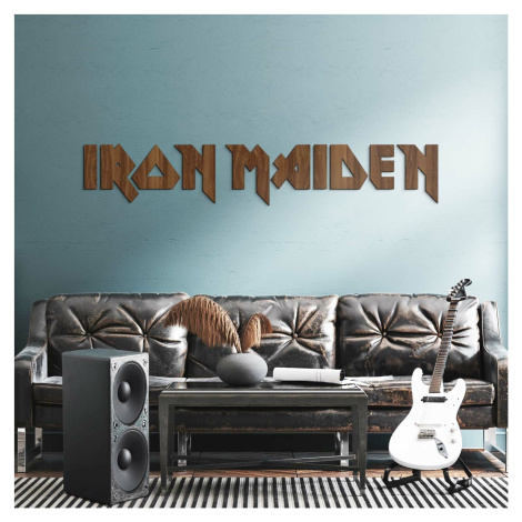 Dřevěné logo - Iron Maiden DUBLEZ