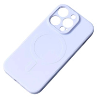 Silikonové magnetické pouzdro iPhone 14 Plus Silicone Case Magsafe - světle modré