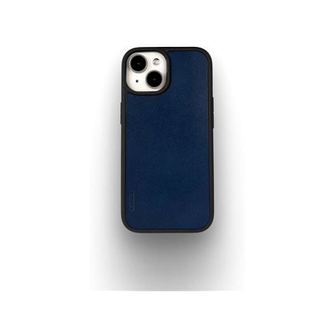 Lemory iPhone 15 kožený kryt tmavě modrý