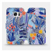Flip pouzdro na mobil Samsung Galaxy S7 - MP03P Modrá květena