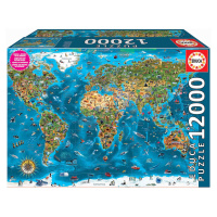 Puzzle Wonders of the World Educa 12000 dílků od 11 let