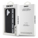 Zadní kryt DKNY 3D Rubber Repeat Logo Line pro Apple iPhone 16, černá