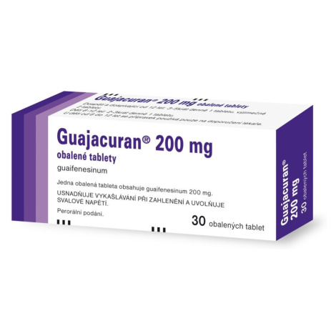 Guajacuran 200 mg 30 tablet