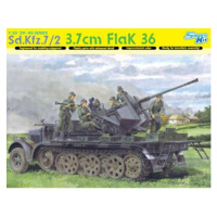 Model Kit military 6541 - Sd. Kfz.7/2 3,7 cm FLAK 36 ( SMART KIT) (1:35)