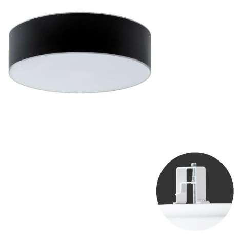 OSMONT ERI52175 ERIS CV2 stropní/nástěnné skleněné polovestavné svítidlo bílá / bílo - černá IP4