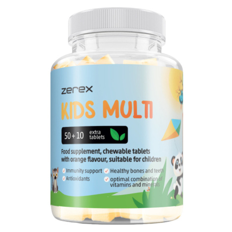 Zerex Kids Multi 60 cucavých tablet pomeranč