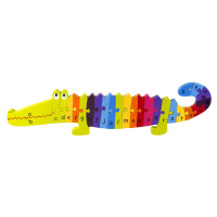 Orange Tree Toys Dřevěná puzzle abeceda - Krokodýl