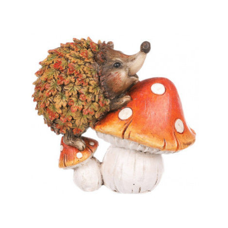 Podzimní dekorace Ježek s houbami Asko