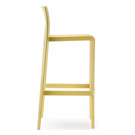 PEDRALI - Vysoká barová židle VOLT 678 DS - žlutá