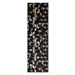 Běhoun Gloss 400B 86 3D geometric black/gold 70x200 cm