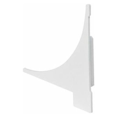 SLV GLENOS koncový kryt pro regálový profil, 2 ks, bílý - BIG WHITE