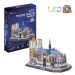 Puzzle 3D Notre Dame de Paris/led - 149 dílků