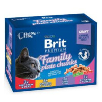 Brit Premium Cat kapsa Family Plate 12x100g