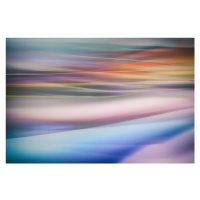 Fotografie Rainbow stripes, keren or, 40x26.7 cm