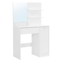 Toaletní stolek a zrcadlo Blanka (bílá)