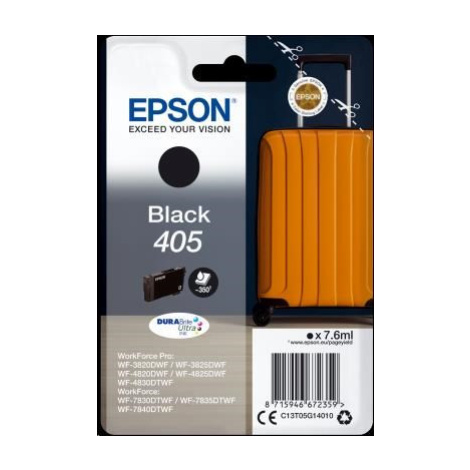 EPSON ink Singlepack Black 405 Durabrite Ultra originální inkoustová cartridge