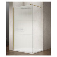 Gelco VARIO GOLD MATT jednodílná sprchová zástěna k instalaci ke stěně, sklo nordic, 1000 mm GX1