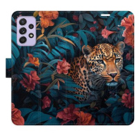 iSaprio Flip pouzdro Flower Jaguar 02 pro Samsung Galaxy A52 / A52 5G / A52s