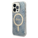 Guess GUBPP14XH4EACSB sada nabíječky MagSafe a pouzdra na iPhone 14 PRO MAX 6.7" blue 4G Print M