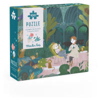 Moulin Roty Puzzle s lupou V zahradě - 100 pcs