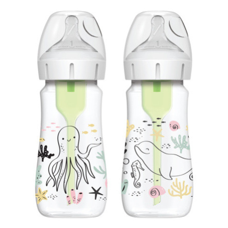 Dr.Browns Kojenecká láhev Anti-Colic Options+ Oceán 270 ml 2 ks