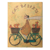 Obraz na plátně Sam Toft - Cat Baskets, 2 - 60×80 cm