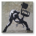 Obraz na plátně ČTVEREC Street ART - Banksy
