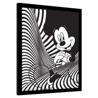 Obraz na zeď - Mickey Mouse - Linear, 34.3x44.5 cm