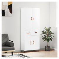 vidaXL Skříň highboard bílá 69,5 x 34 x 180 cm kompozitní dřevo